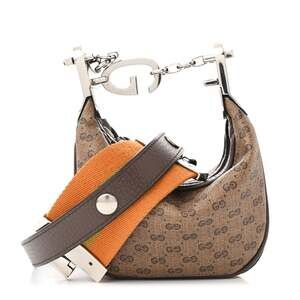 Gucci Gg Supreme Textured Calfskin Web #230965G92B